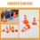 Traffic Cones for Driving Practice 10 Pcs 7