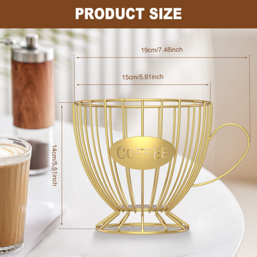 Coffee Pod Holder Extra-Large for Counter Storage 2