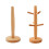 Paper Towel Holder Vertical Beech Wood Countertop 1