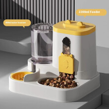 自动猫用喂食器和饮水机套装 食品级塑料