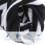 Striped arm warmers fingerless gloves pair 2