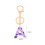 Alphabet Initial Keychain for Women A-Z Epoxy Charm 8