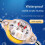 LED Fishing Spoon Lure with Flasher Light 7