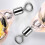 LED fishing spoon lure with flasher light 8