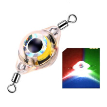 LED Fishing Spoon Lure with Flasher Light