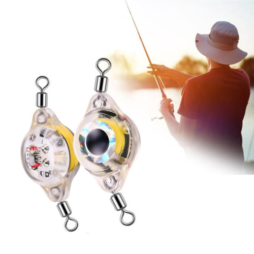 LED Fishing Spoon Lure with Flasher Light 1