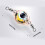 LED Fishing Spoon Lure with Flasher Light 5