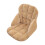 Chair Cushion Khaki 20x18 Inch Thickened Textured 1