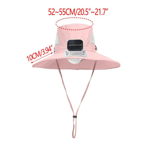 Solar-Powered Fan Hat with 2 Fans and 3 Speeds 2