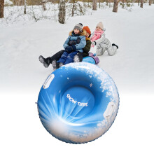 Inflatable Snow Sled for Adults Heavy Duty with Handles