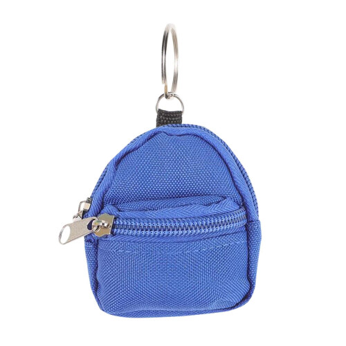 Compact keychain pouch for loose change storage