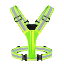 LED Reflective Running Vest USB Rechargeable