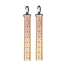 Reflective Orange Safety Pendant for Backpacks and Clothing