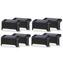 LED Solar Deck Light Outdoor Path Garden Stairs Step Lamp