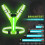 LED Reflective Running Vest USB Rechargeable 2