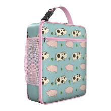 Pig Print Portable Meal Bag Soft Cooler Tote 1 Pack