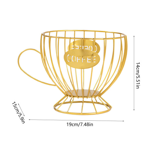 Coffee Pod Holder Metal Organizer for Kitchen Office 2