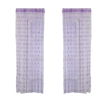 Sheer Curtain Modern Rural Style Entrance Decor with Broken