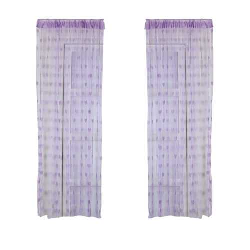 Sheer Curtain Modern Rural Style Entrance Decor with Broken