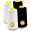 Polyester Serger Thread White Black 4 Cones 3000 Yards Each 1