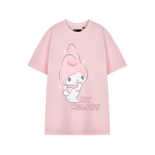 (XXX-Large) Hello Kitty Short Sleeved T-Shirt (Womens Pink)