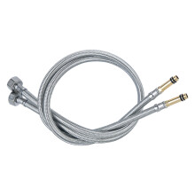 Household Faucet Water Inlet Hose Stainless Steel 2 pcs