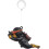 Floating Fish Tank Decor Diver Design Black 1