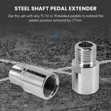 Mountain Road Bicycle Pedal Lock Extension Shaft Pedal Extension Extension Steel Shaft Pedal Extender For MTB Bicycle Pedal