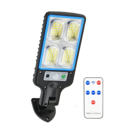 B-Solar Outdoor Lights-Motion Sensor Solar Powered Lights3 Modos-com Controle Remoto-Wall Security Lights