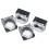 4pcs Power Push Button  Cover, Dustproof Waterproof Button  Cover for 22mm Power Push Button 1
