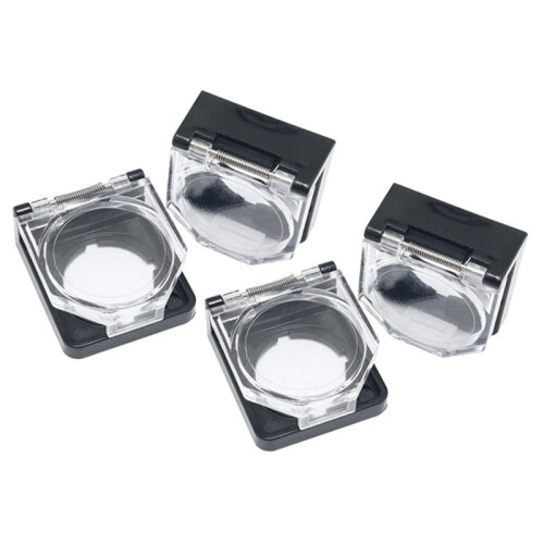 4pcs Power Push Button  Cover, Dustproof Waterproof Button  Cover for 22mm Power Push Button