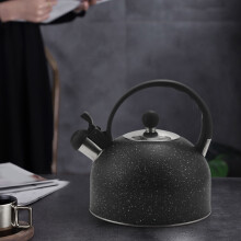 Chaleira de Chá com Apito, Bule de Chá com Apito Alto e Alça Anti-Quente, Chaleira de Água de Aço Inoxidável de Qualidade Alimentar para Casa