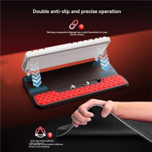 Ergonomic Keyboard Mouse Wrist Rest, Memory Foam Material with Integrated Keyboard Pad Wrist Pad with Wrist Gel A