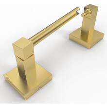 Matte Black Square Toilet Paper Holder Stainless Steel Zinc