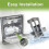 2PCS Dishwasher Lower Rack Holders Rack Fixing Clips Tine Row Clips for  Dishwasher Replace MEG64438801 00611474 7