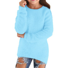 Girls' Sweater Casual Lightweight Long Sleeve Pullover