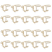 20 Stuks Sets Dunne Nagelringen voor Dames Dagelijkse Vingertop Beschermhoes Trendy Ring Sieraden Cadeau aan Vriendin Goud