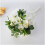 Artificial Rose Wedding Bouquet Round Toss Bunch 5