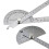 Metal Protractor Angle Finder 180 Stainless Steel 100mm 6