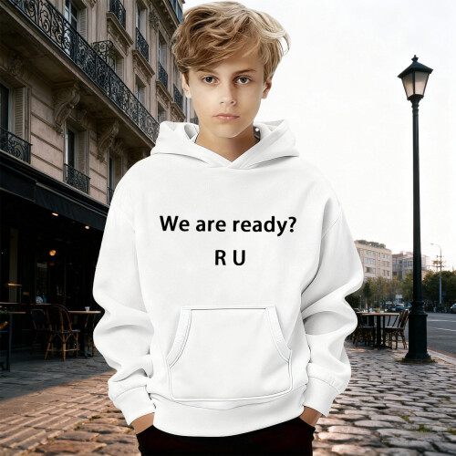 Boys Graphic Hoodie Soft Fleece Pullover 1