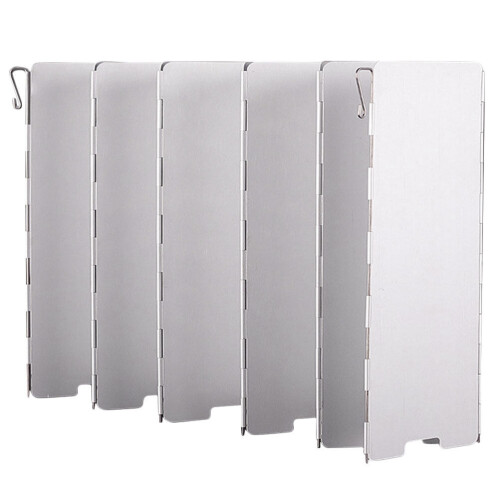 Foldable Camping Stove Windscreen with Drawstring Bag 12