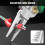 Wire Stripper with Voltage Tester 8-in-1 Green 4