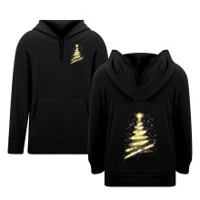 Boys Printed Hooded Sweatshirt with Zipper and Pockets