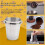 Stainless Steel Coffee Dosing Cup Bean Grinding Machine for 58mm Espresso Machine Dosing Cup-B 2