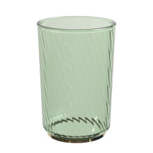 AuroraX Travel Toothbrush Cup Clear Green 1 Piece