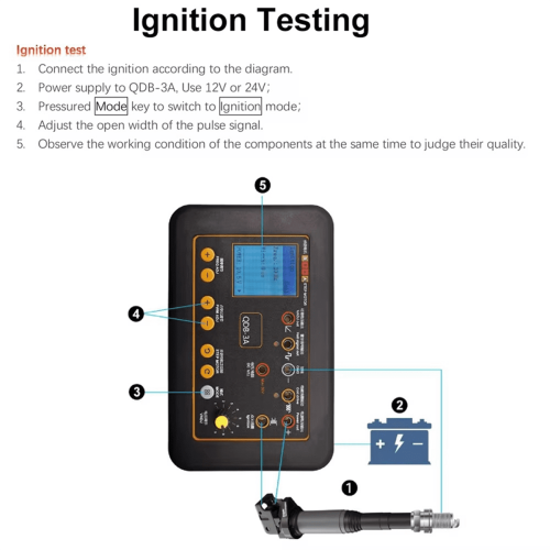Auto Ignition Coil Tester for Car IAC Idle Stepper Motor 2