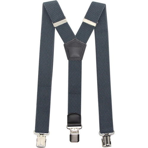 Men's Y-back suspenders stretch 1.5 inch width