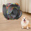 Cat Cube Tent Folding Mesh Playpen Black 8