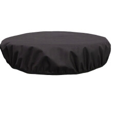 Fire Pit Cover Round Black 56 x 4 Inches