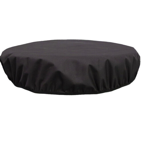 Fire Pit Cover Round Black 56 x 4 Inches
